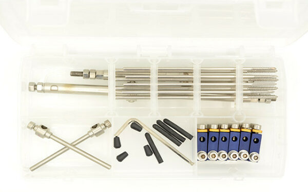 Kit fissatore esterno dinamizzabile