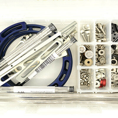 Kit fissatore ibrido maxi alluminio